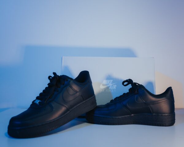 Original Nike Air Force 1 '07 Low - Triple Black Airforce 1 high quality sneakers 37 TRIPPLE BLACK